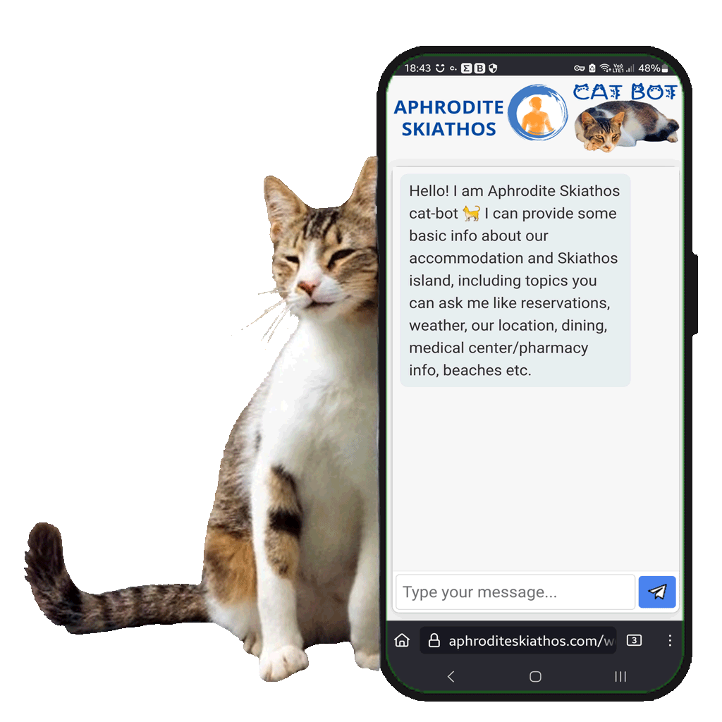 Aphrodite Skiathos Cat-bot