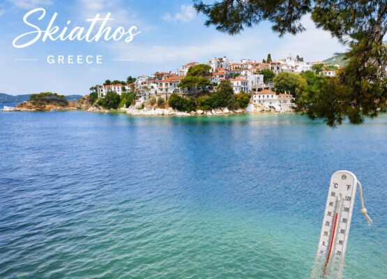 Skiathos water temperature